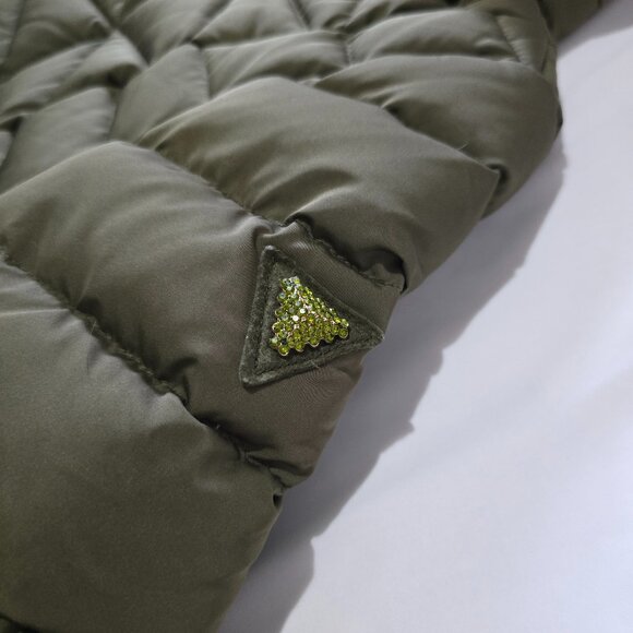 Guess - Down Filled Alyssa Winter Puffer Jacket - Olive Green - Medium - Picture 13 of 16